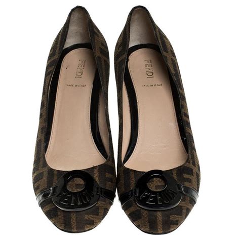 fendi pumos|fendi women' s wedge pumps.